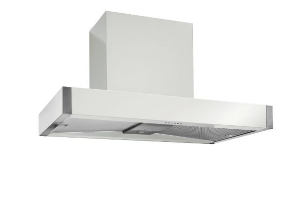 Mercury MHDSC1082SD 98180 1082 Slab Chimney Hood in  Snowdrop