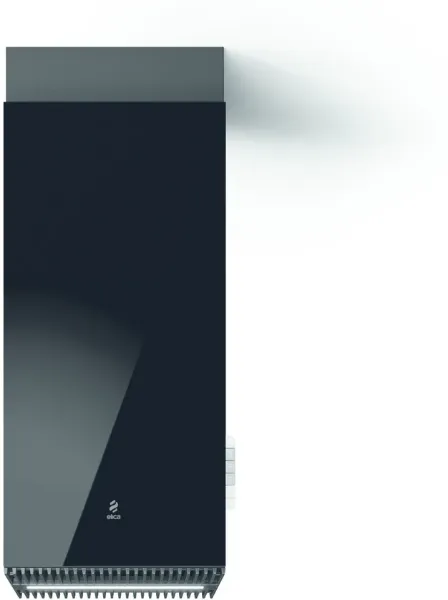 Elica HAIKU-ISL-32-BLK 32cm Haiku Island Cooker Hood in Black_front