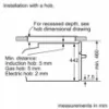 Neff C18FT56N1B Built In Compact Oven with Steam Function_installation with a hob