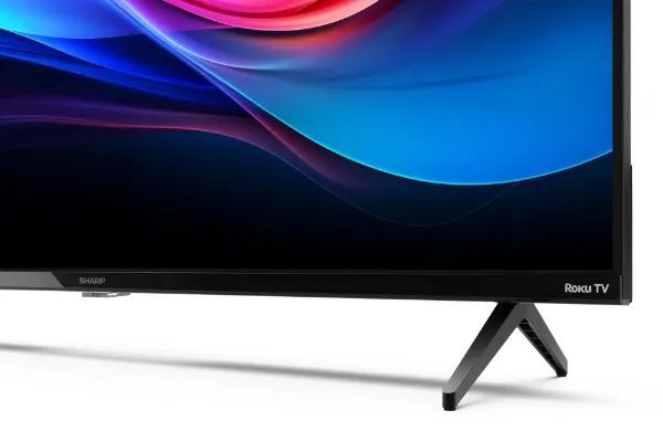 Sharp 4T-C43GJ4225K 43" 4K UHD Frameless Smart Roku TV _stand