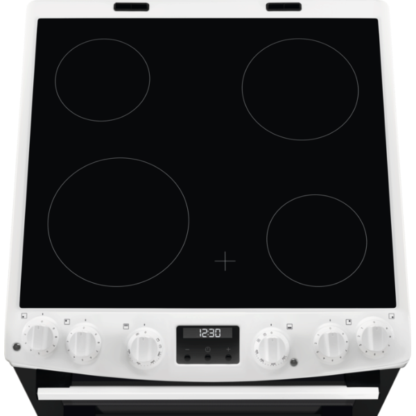 AEG CCX6540ACW 60cm Freestanding Electric Cooker with Ceramic Hob_hob