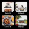 Ninja FN101UKST CRISPi 4-in-1 Portable Air Fryer - Stone_uses