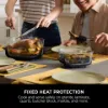 Ninja FN101UKST CRISPi 4-in-1 Portable Air Fryer - Stone_fixed heat protection