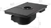 Elica NT-ONE-RC NikolaTesla ONE 83cm Induction Hob with Integrated Extraction - Recirculating_dimensions