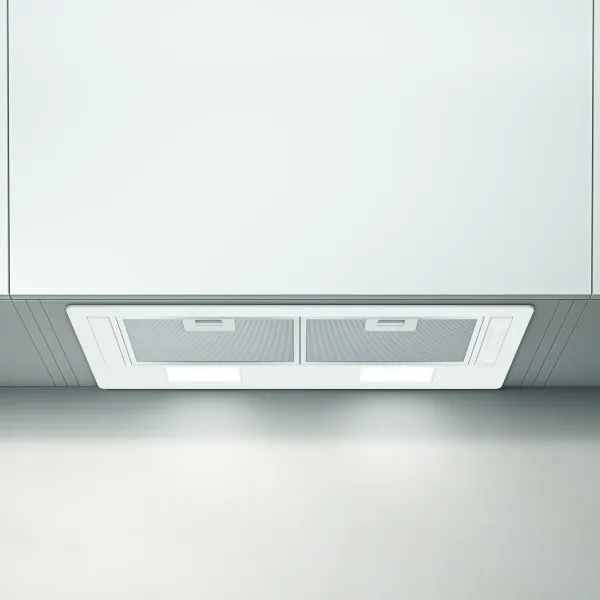 Elica ERA-LUX-WH-80 Built-in 80cm Lux Integrated Cooker Hood in White_front