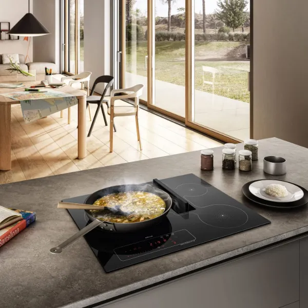 Elica NikolaTesla NT-FIT-A3Z-60 Fit 3Z 60cm Induction Venting Hob_cooking