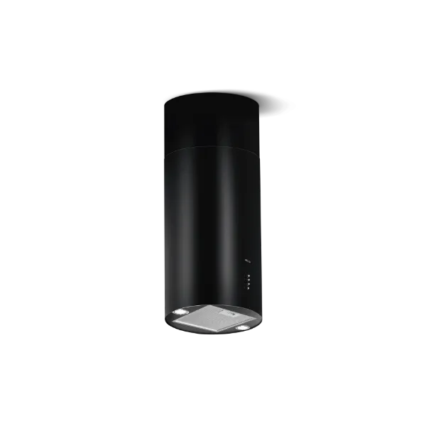 Elica TUBE-PRO-ISL-BL Tube Pro 43cm Island Cooker Hood in Black_main