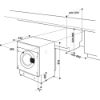 Hotpoint BI WMHG 81485 UK 8kg 1400 Spin Integrated Washing Machine_dimensions