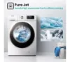 Hisense WFQA9014EVJM 9kg 1400 Spin  Washing Machine - White_purejet