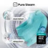 Hisense WFQA9014EVJM 9kg 1400 Spin  Washing Machine - White_pure steam