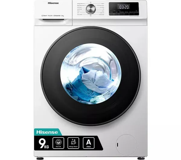 Hisense WFQA9014EVJM 9kg 1400 Spin  Washing Machine - White_main
