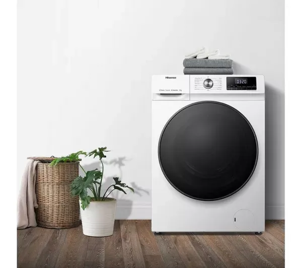 Hisense WFQA9014EVJM 9kg 1400 Spin  Washing Machine - White_door closed