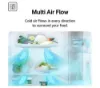 LG NatureFRESH GBV22L0EPY 70/30 Fridge Freezer - Prime Silver_multi air flow