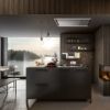Elica HILIGHT-X-RM-SS HiLight 100cm Integrated Ceiling Cooker Hood in Stainless Steel_kitchen view2