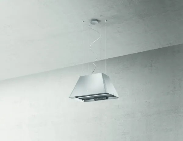 Elica IKONA-LIGHT-SS 60cm Wide Ceiling Mounted Cooker Hood in Stainless Steel_ceiling hood