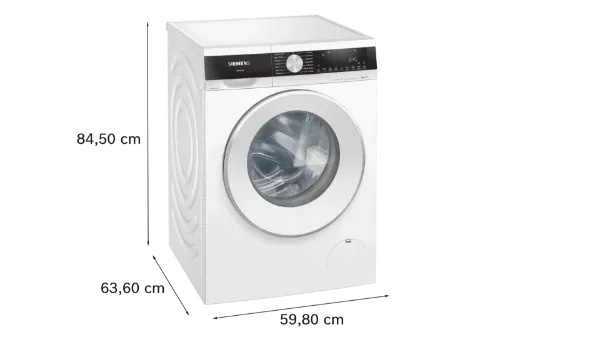 Siemens WG56G2Z1GB 10kg 1600 Spin Washing Machine in White_dimensions