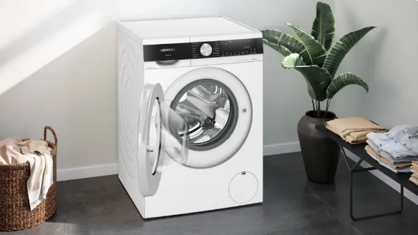 Siemens WG56G2Z1GB 10kg 1600 Spin Washing Machine in White_open door