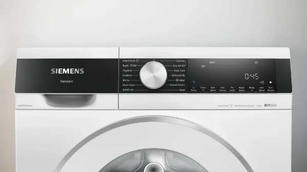 Siemens WG56G2Z1GB 10kg 1600 Spin Washing Machine in White_controls