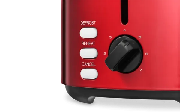 Morphy Richards 222066 2 Slice Toaster - Red_controls