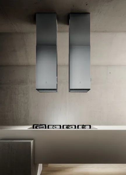 Elica HAIKU-ISL-32-SS 32cm Haiku Island Cooking Hood in Stainless Steel_kitchen view