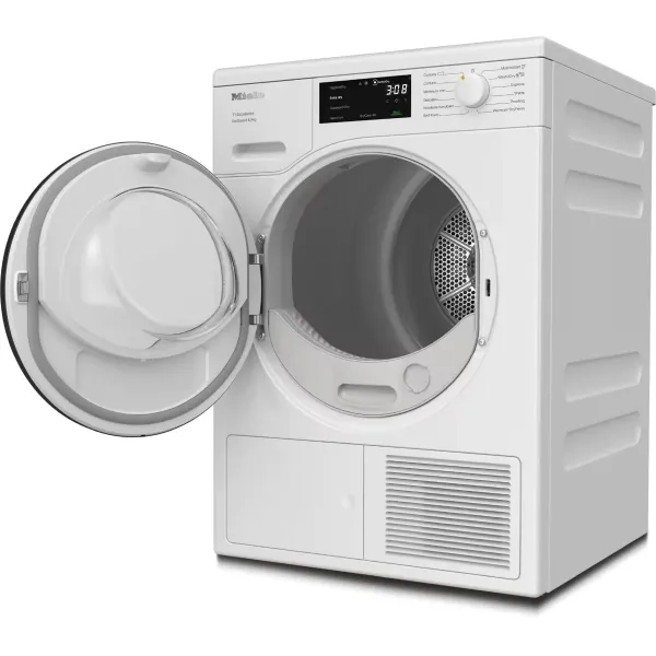 Miele TED645 WP 9kg Heat Pump Ecospeed WiFi Enabled Tumble Dryer_open door