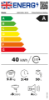 Miele WED385 WCS 9kg 1400 Spin Freestanding Washing Machine with SteamCare and QuickPowerWash_energy label