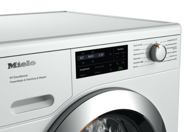 Miele WEJ885 WCS 9kg 1600 Spin Freestanding Washing Machine with QuickPowerWash and SteamCare_control panel