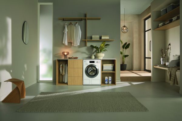 Miele WEJ885 WCS 9kg 1600 Spin Freestanding Washing Machine with QuickPowerWash and SteamCare_room view
