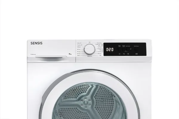 Sensis TDHF018A2W 8kg Heat Pump Tumble Dryer - White _display