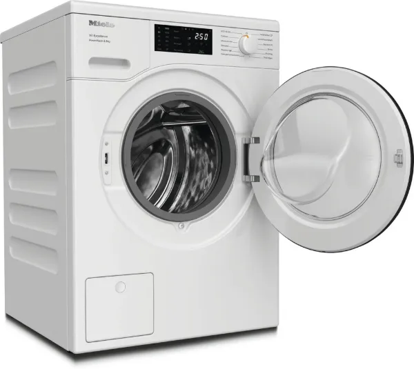 Miele WEB365 WCS 8kg 1400 Spin Washing Machine - Lotus White_open door