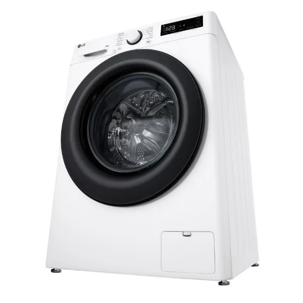 LG F4Y510WBLN 10kg 1400 Spin Washing Machine - White_angle