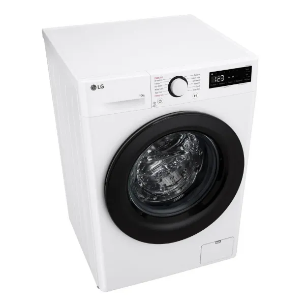 LG F4Y510WBLN 10kg 1400 Spin Washing Machine - White_side