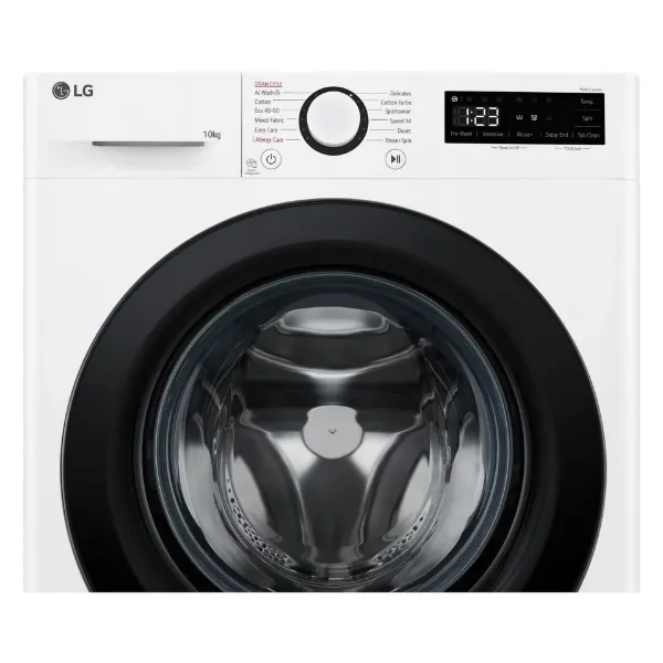 LG F4Y510WBLN 10kg 1400 Spin Washing Machine - White_top