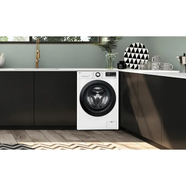 LG F4Y510WBLN 10kg 1400 Spin Washing Machine - White_under counter