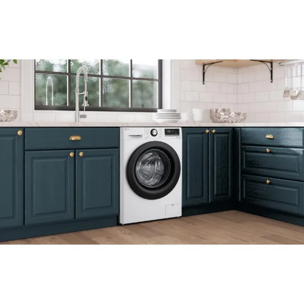 LG F4Y510WBLN 10kg 1400 Spin Washing Machine - White_kitchen view