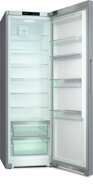 Miele KS 4383 DD Freestanding Fridge with DynaCool and DailyFresh in Silver_interior empty
