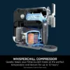 Ninja FS301UK SLUSHi Frozen Drink Maker - Arctic Blue, Grey_whisperchill compressor