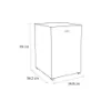 Sensis RFUCF01L54EW 54.8cm Undercounter Larder Fridge - White_dimensions