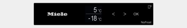 Miele KFN 7734 C Integrated Fridge Freezer with DynaCool_display