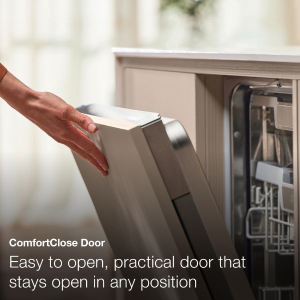 Miele G7185 SCVi XXL Full Size XXL Integrated Dishwasher with AutoDos in Stainless Steel_comfort close