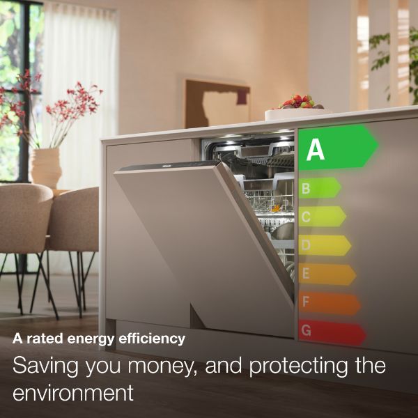 Miele G7655 SCVi XXL AutoDos XXL Full Size Integrated Dishwasher in Stainless Steel_a rated energy