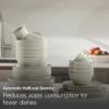 Miele G7210 Sci Full Size Semi Integrated Dishwasher in Stainless Steel/CleanSteel_halfload sensing