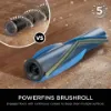 Shark IZ380UKT PowerPro Pet Cordless Stick Vacuum Cleaner - 60 Minutes Run Time - Java Metallic_powerfins brushroll