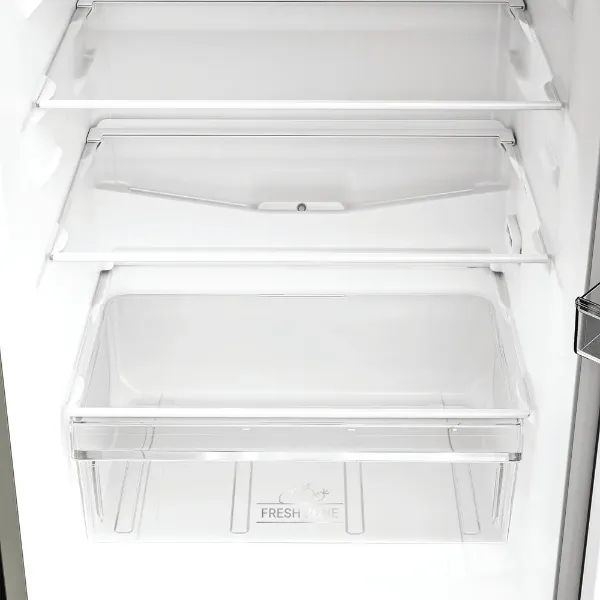 Hotpoint HPKH 1261W XBR4UK No Frost 50/50 Fridge Freezer With Water Dispenser - Dark Silver_shelves