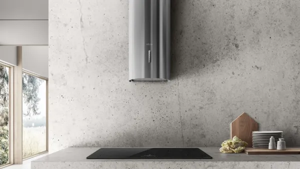 Elica STONE 32cm Canopy Hood in Stainless Steel _lifestyle