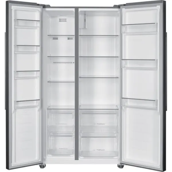 Indesit INGF 6441 XP4UK American Style Freestanding Fridge Freezer - Silver_interior