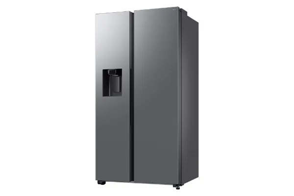 Samsung RS70F66KCTEU 91cm Side by Side American Fridge Freezer - Silver_right angled view