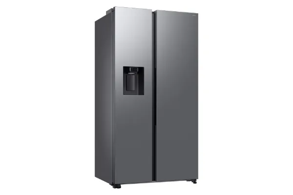 Samsung RS70F66KCTEU 91cm Side by Side American Fridge Freezer - Silver_angled view