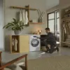 Miele TEH785 WP 9kg Heat Pump Tumble Dryer - White_in use