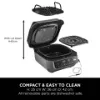Ninja EG351UK Grill & Air Fryer - Black/Silver_compact and easy to clean